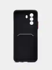 Тёмно-зелёный чехол HUAWEI NOVA Y71 / NOVA Y70 с защитой камеры, карман для пластиковой карты