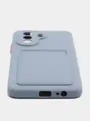 Серый чехол HUAWEI NOVA Y71 / NOVA Y70 с защитой камеры, карман для пластиковой карты