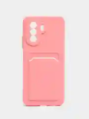 Розовый чехол HUAWEI NOVA Y71 / NOVA Y70 с защитой камеры, карман для пластиковой карты