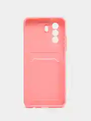 Розовый чехол HUAWEI NOVA Y71 / NOVA Y70 с защитой камеры, карман для пластиковой карты