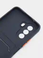 Темно-синий чехол HUAWEI NOVA Y71 / NOVA Y70 с защитой камеры, карман для пластиковой карты