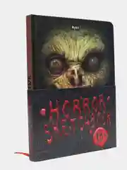Бежевый блокнот для зарисовок MyArt "Horror: Вампир, Зомби, Оборотень, Рептилоид"