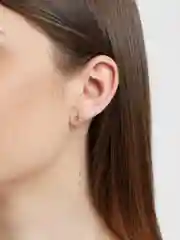 Золотой серьги висячие протяжки, серьги цепочки