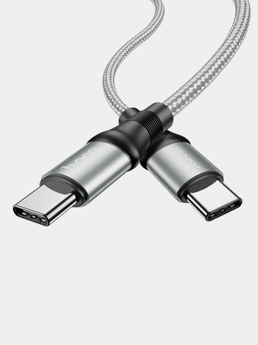 Черный кабель зарядный USB Type-C Hoco X50 Excellent 3.0A, 1 метр