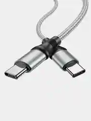 Черный кабель зарядный USB Type-C Hoco X50 Excellent 3.0A, 1 метр