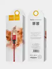 Черный кабель зарядный для Apple USB Lightning Hoco X14 Times speed, 1 m / 2 m