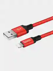 Черный кабель зарядный для Apple USB Lightning Hoco X14 Times speed, 1 m / 2 m