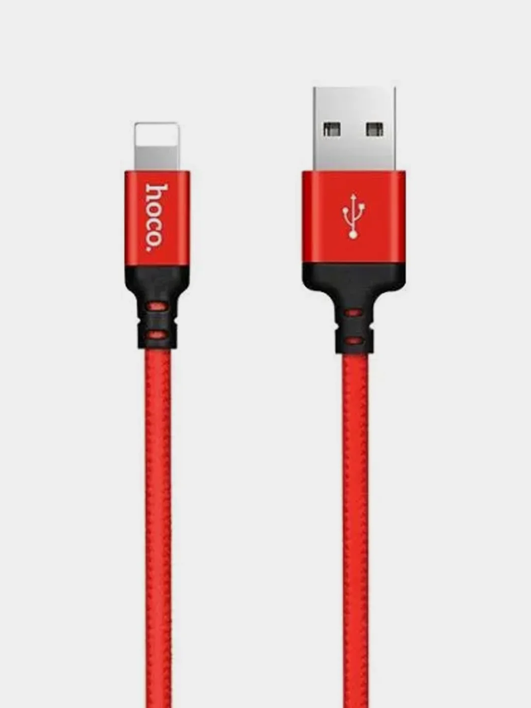Черный кабель зарядный для Apple USB Lightning Hoco X14 Times speed, 1 m / 2 m