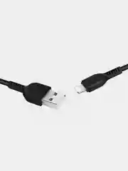 Белый кабель зарядный для Apple USB Lightning Hoco X20 Flash, 1/2 м