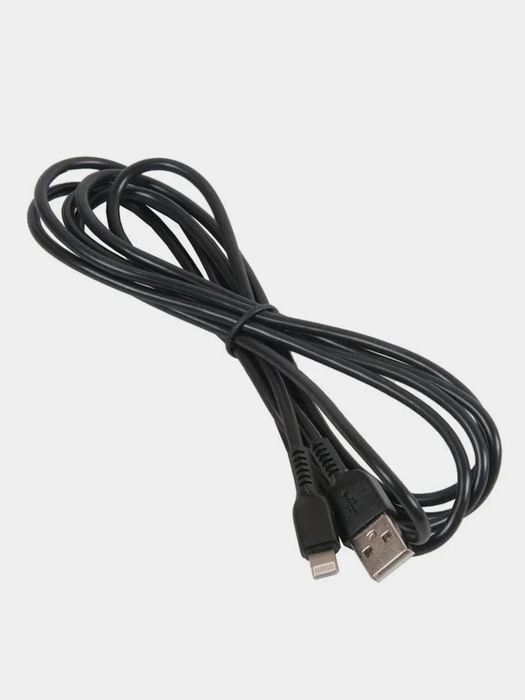 Черный кабель зарядный для Apple USB Lightning Hoco X20 Flash, 1/2 м