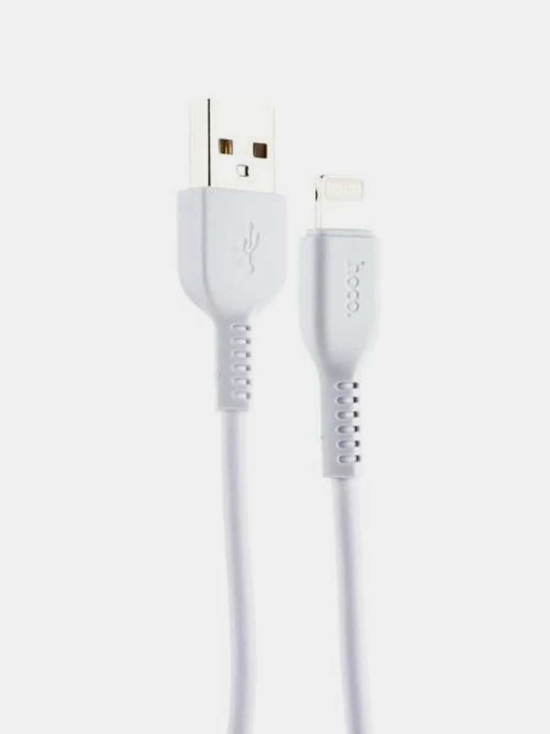 Белый кабель зарядный для Apple USB Lightning Hoco X20 Flash, 1/2 м