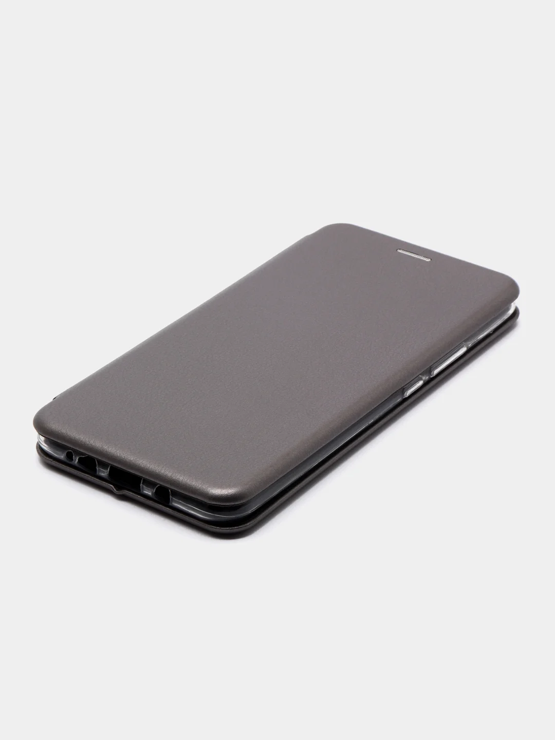 Серый чехол-книжка для Tecno Spark 5 Air (Техно Спарк 5 Аир)