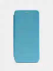 Голубой чехол-книжка для Tecno Spark 8C / Spark Go 2022 (Техно Спарк 8С / Спарк Го 2022)