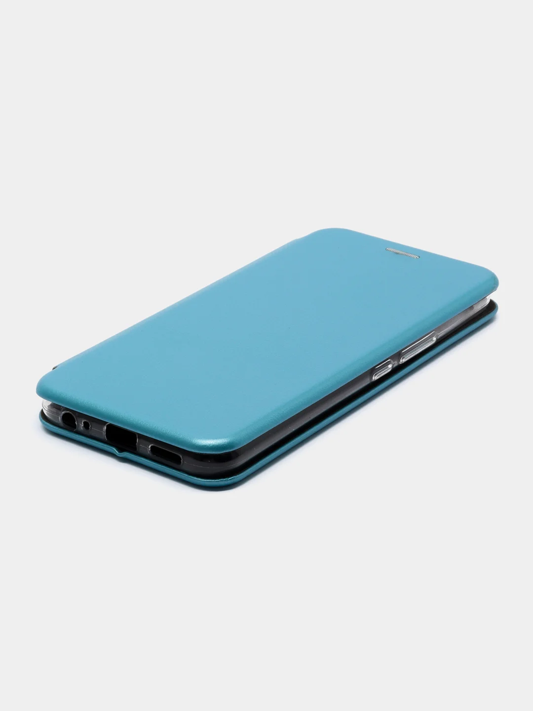 Голубой чехол-книжка для Tecno Spark 8C / Spark Go 2022 (Техно Спарк 8С / Спарк Го 2022)
