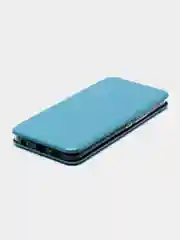 Голубой чехол-книжка для Tecno Spark 8C / Spark Go 2022 (Техно Спарк 8С / Спарк Го 2022)