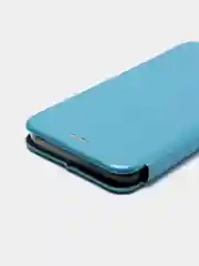 Голубой чехол-книжка для Tecno Spark 8C / Spark Go 2022 (Техно Спарк 8С / Спарк Го 2022)