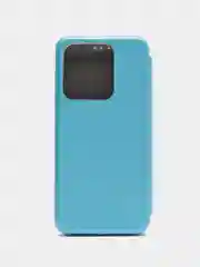 Голубой чехол-книжка для Tecno Spark 8C / Spark Go 2022 (Техно Спарк 8С / Спарк Го 2022)