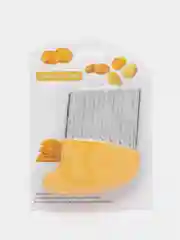 Желтый нож для нарезки картофеля фри , нож фигурный