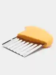 Желтый нож для нарезки картофеля фри , нож фигурный