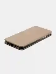 Золотой чехол-книжка для Tecno Spark 5 Air (Техно Спарк 5 Аир)