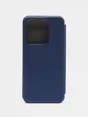 Синий чехол-книжка для Tecno Spark 8C / Spark Go 2022 (Техно Спарк 8С / Спарк Го 2022)