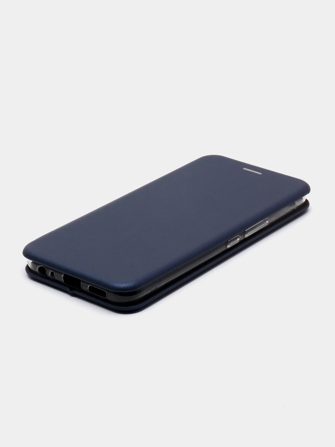 Синий чехол-книжка для Tecno Spark 8C / Spark Go 2022 (Техно Спарк 8С / Спарк Го 2022)