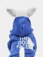 Синий толстовка с капюшоном The Dog Face, для собак и кошек