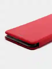 Красный чехол-книжка для Tecno Spark 5 Air (Техно Спарк 5 Аир)