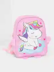 Розовый рюкзак детский, с единорогом