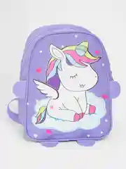 Сиреневый рюкзак детский, с единорогом