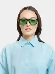 Глаукомные очки с зелеными линзами