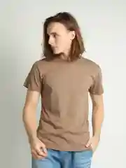 Бежевый футболка мужская