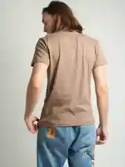Бежевый футболка мужская