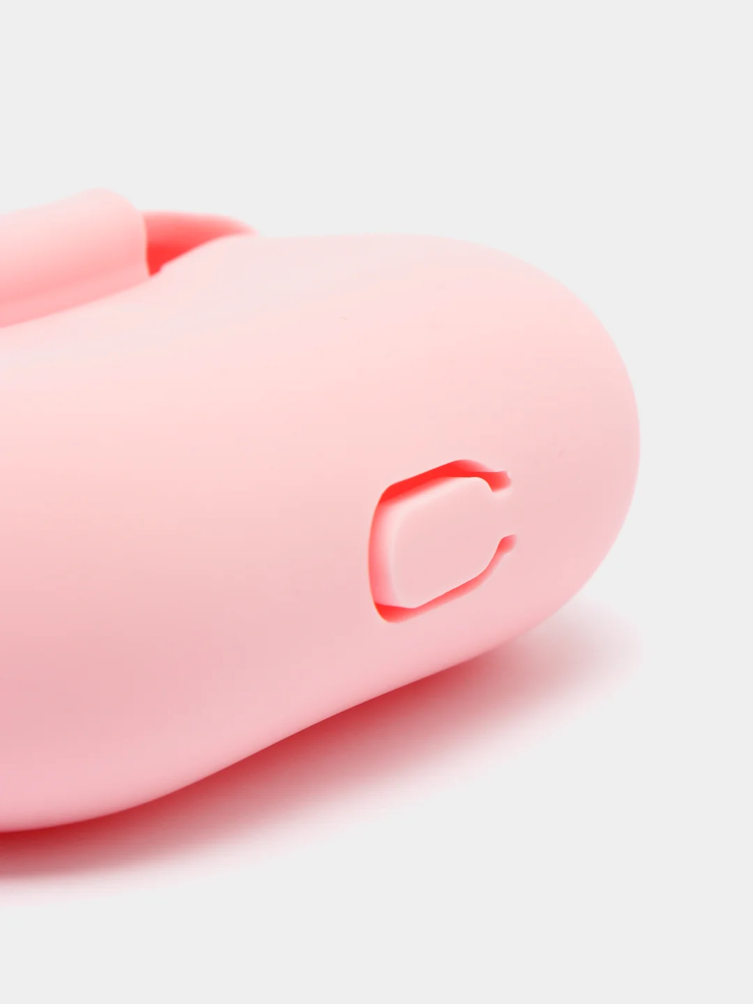 Розовый силиконовый чехол для наушников Apple Airpods Pro, с карабином