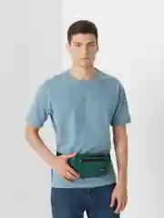 Зеленый поясная сумка, вельветовая, унисекс