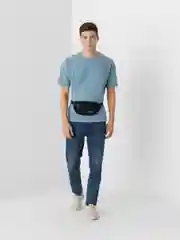 Черный поясная сумка, вельветовая, унисекс