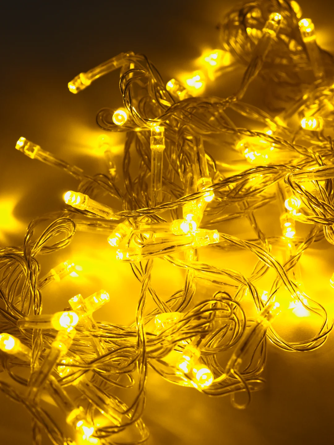 Желтый гирлянда LED 7м