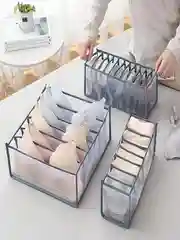 Черный органайзер для вещей и белья