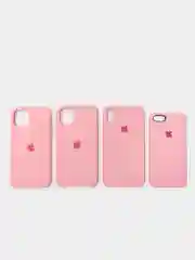 Розовый чехол Silicone Case Iphone 13, 13 Mini, 13 Pro, 13 Pro Max (Айфон)