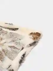 Карамельный плед бамбук
