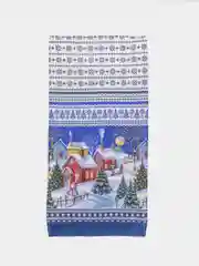 Лазурный полотенце кухонное из рогожки "Новый год"