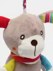Красный подвесная игрушка на кроватку и коляску,погремушка плюшевая,прорезыватель грызунок детский