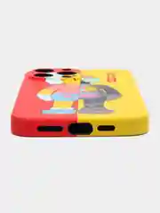 Желтый чехол Kaws для iPhone 13 Pro Max