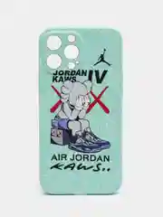 Бирюзовый чехол Kaws для iPhone 13 Pro Max
