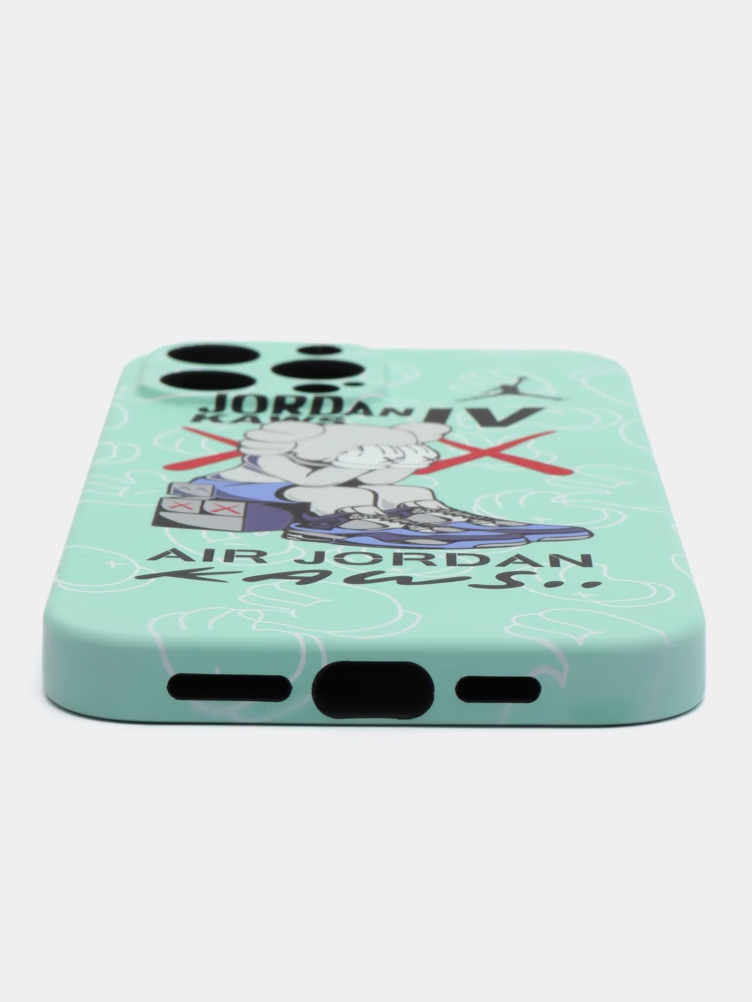 Бирюзовый чехол Kaws для iPhone 13 Pro Max