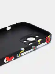 Красный чехол Kaws для iPhone 13 Pro Max