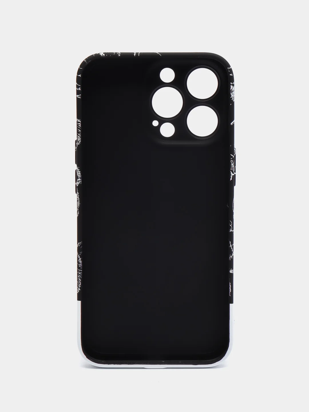Черный чехол Kaws для iPhone 13 Pro