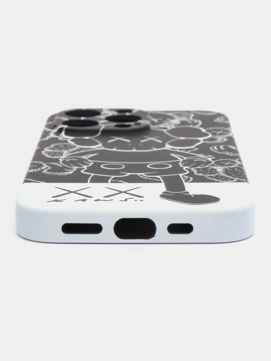 Черный чехол Kaws для iPhone 13 Pro