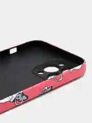 Алый чехол Kaws для iPhone 13 Pro Max