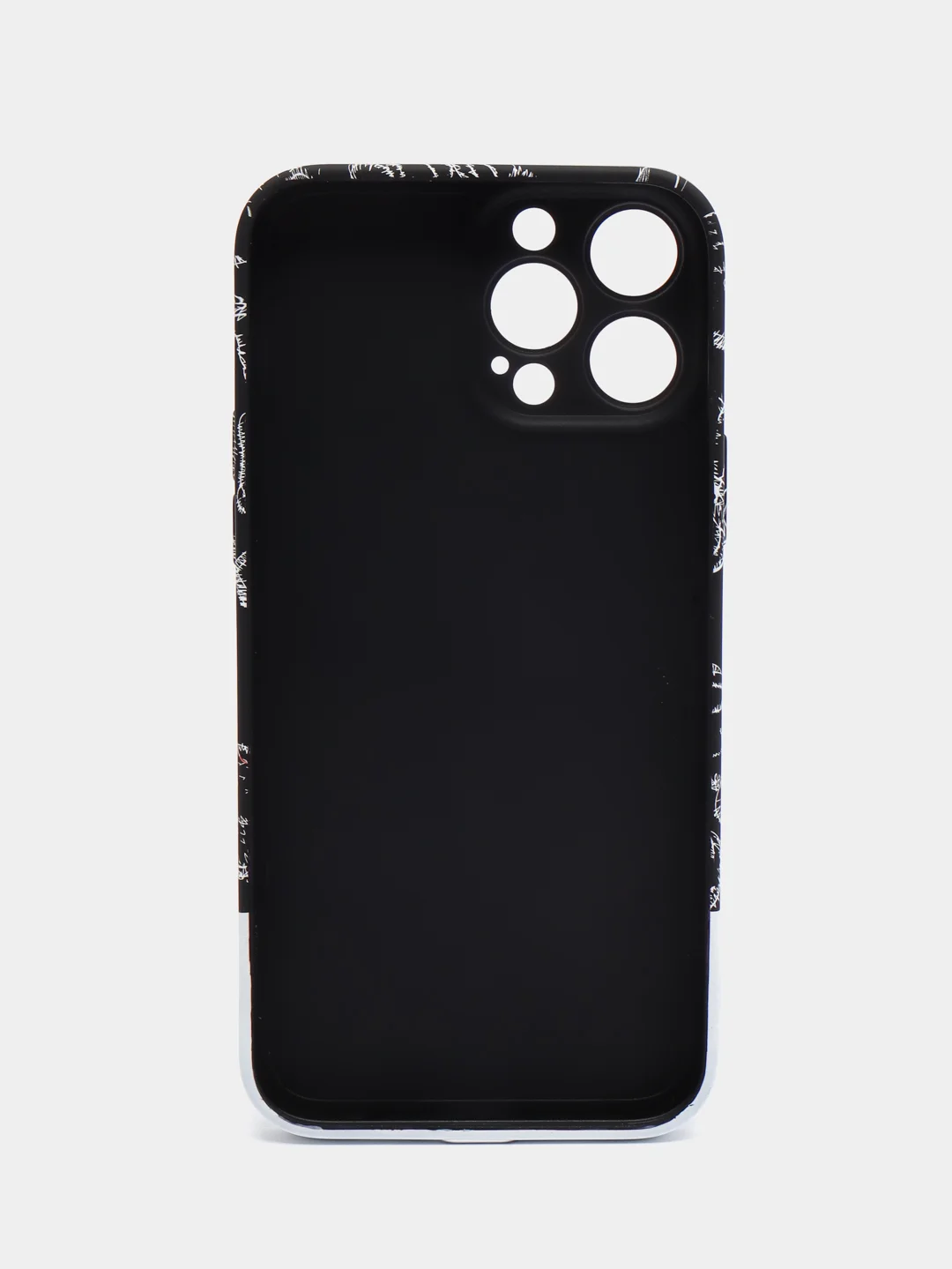 Черный чехол Kaws для iPhone 13 Pro Max
